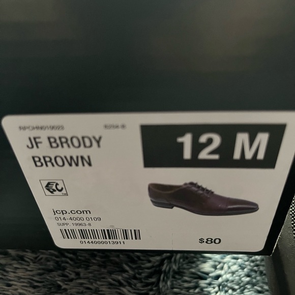 J. Ferrar Men’s Brown size 12 shoes - Picture 4 of 10